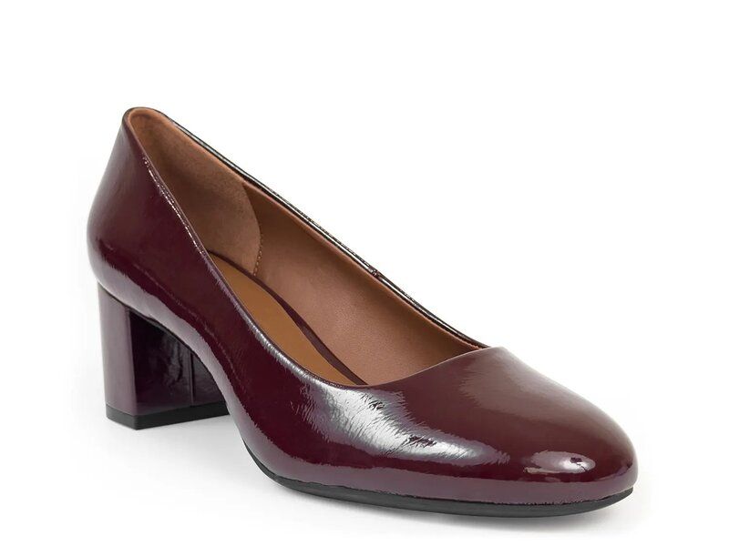 エアロソールズ レディース シューズ パンプス Aerosoles Ebel Pump Dark Red Patent Synthetic レッド