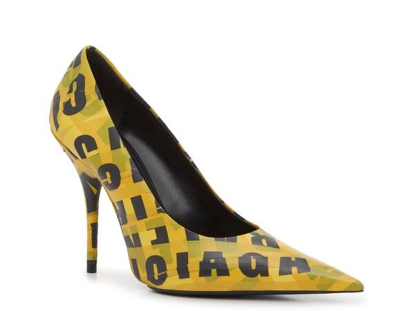 バレンシアガ レディース シューズ パンプス Balenciaga Knife Pump YellowBlack ブラック