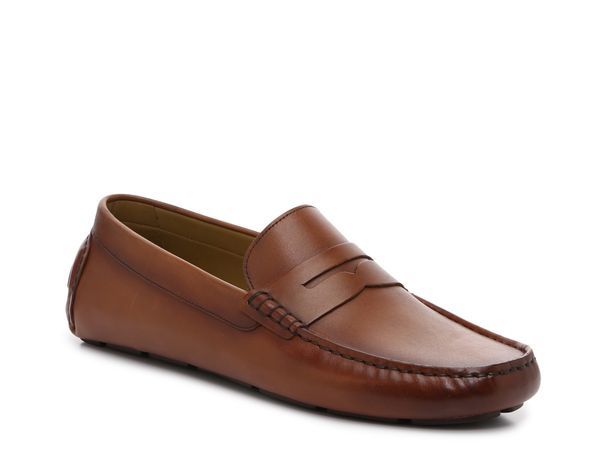 ヴィンスカムート メンズ シューズ スリッポン・ローファー Vince Camuto Esmail Penny Loafer Cognac