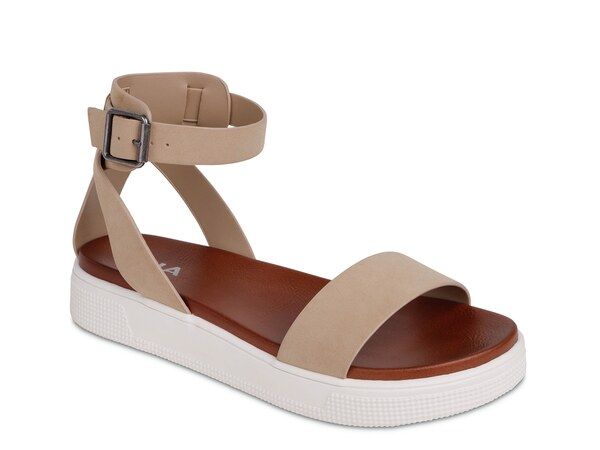 ミア レディース シューズ サンダル プラットフォーム Mia Ellen Platform Sandal Beige ベージュ