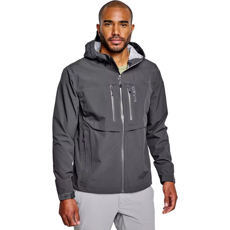 オービス メンズ アウター ジャケット・ブルゾン ジャケット Orvis Clearwater Wading Jacket Mens Asphalt