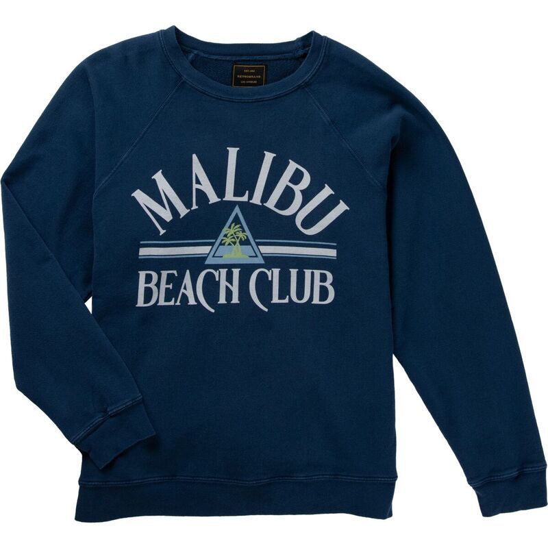 オリジナル レトロ ブランド レディース アウター パーカー・スウェット クルーネック スウェット シャツ Original Retro Brand Malibu Beach Club Crewnec