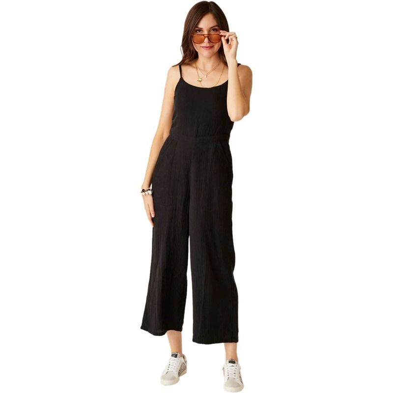 カーブデザイン レディース ボトムス スカート ジャンプスーツ Carve Designs Knox Gauze Jumpsuit Womens Black ブラック 23,998円