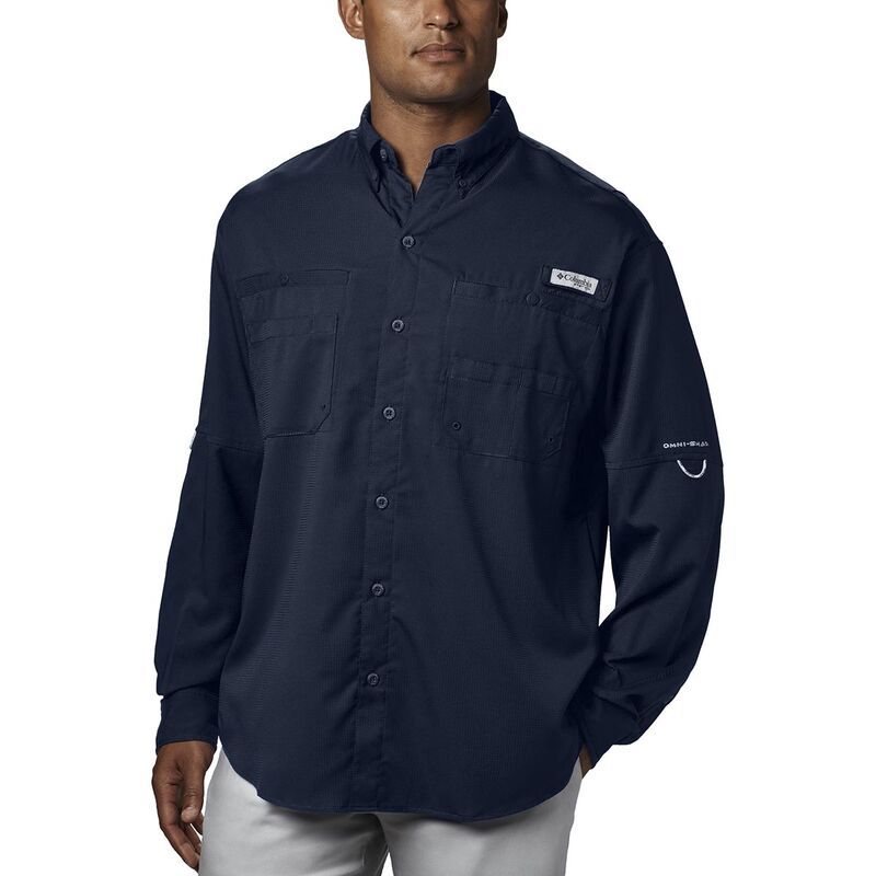 コロンビア メンズ トップス シャツ 長袖 Columbia Tamiami II LongSleeve Shirt Mens Collegiate Navy ネイビー