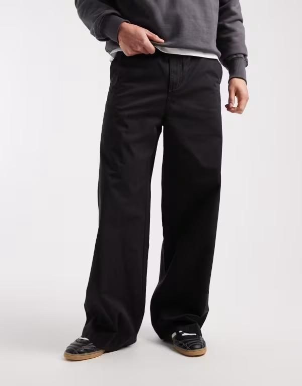 コットンオン メンズ ボトムス カジュアルパンツ Cotton super baggy pants Black ブラック