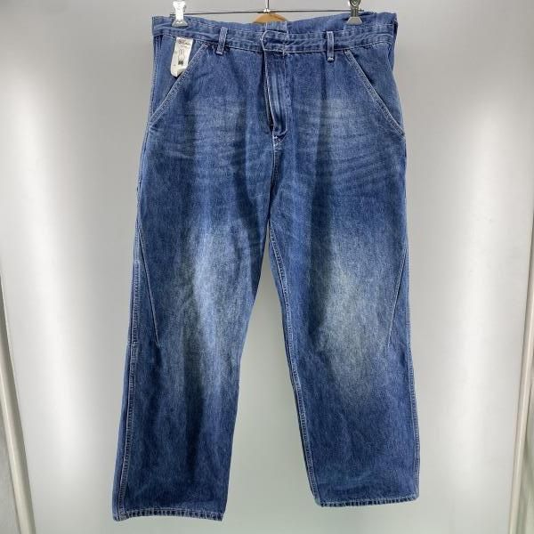 中古】CUNE WORK つなぎ デニム加工 インディゴブルー サイズ1