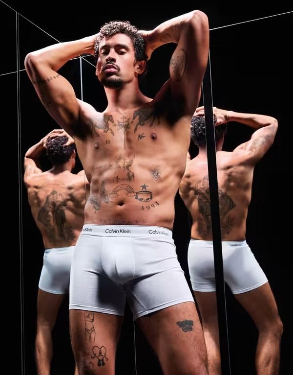 カルバンクライン メンズ アンダーウェア ブリーフパンツ コットン Calvin Klein Icon Cotton Stretch 3 pack boxer briefs in triple WHI