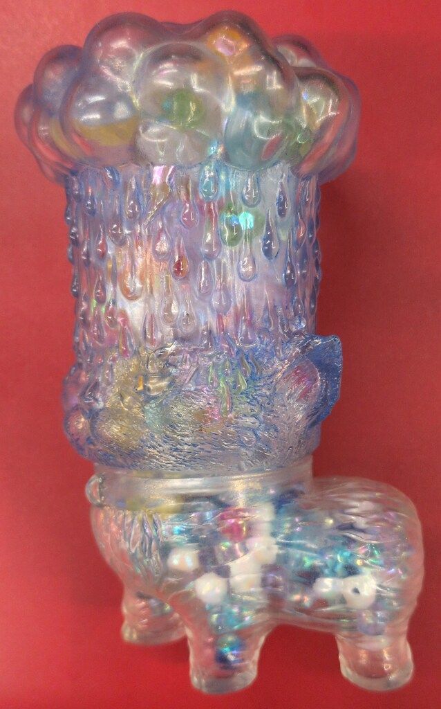 Mokoyama Doshaburi gato moldura azul claro/con piezas internas