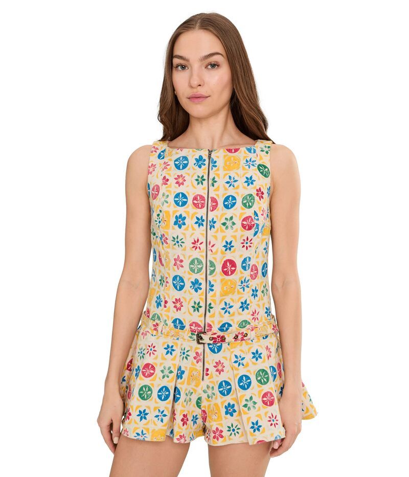 フリーピープル レディース トップス シャツ プリント Free People Dune Dancer Printed Buttercream Com