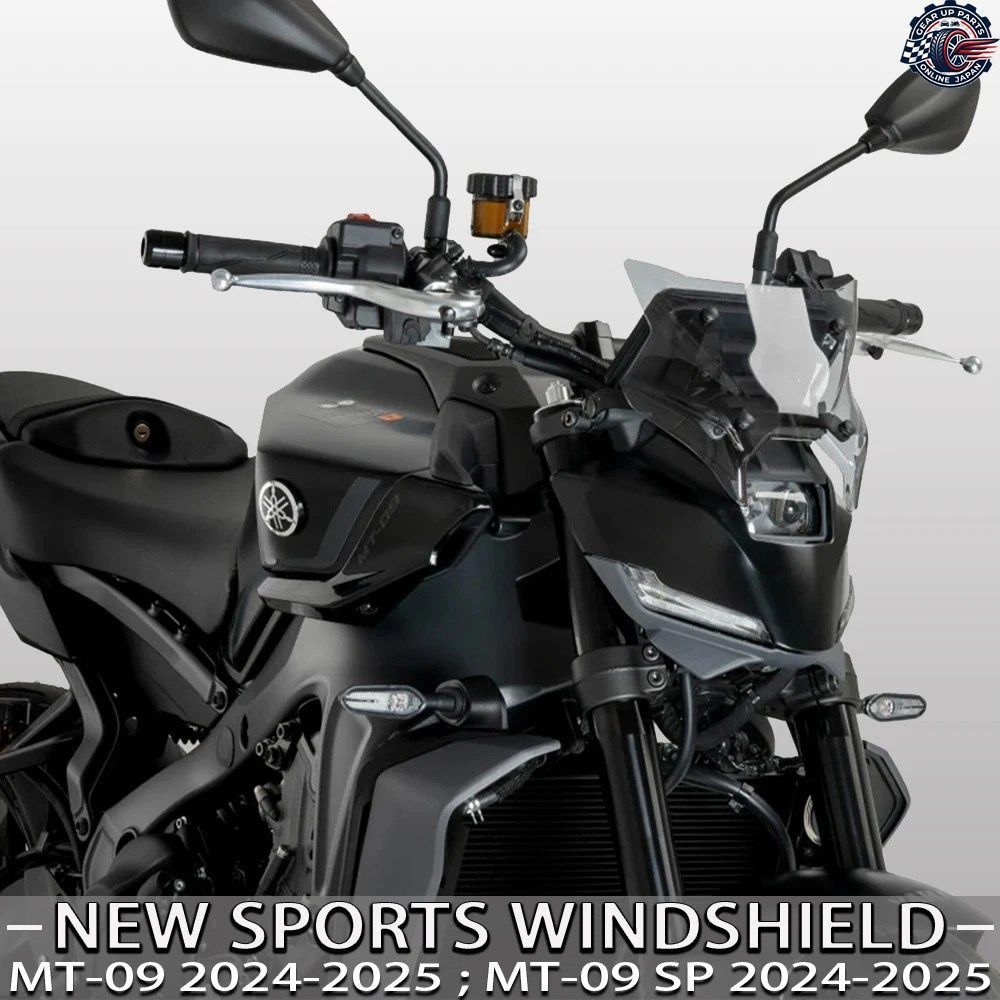 ヤマハ MT-09 2024 2025 MT09 SP Y-AMT モーターサイクル ツーリング ウインドシールド バイザー ダブルバブル ウインドスクリーン ディフ 7,824円