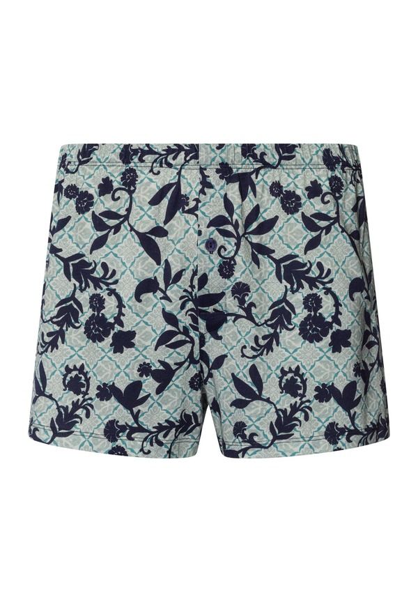 ハンロ メンズ アンダーウェア ボクサーパンツ コットン Hanro Cotton Sporty Cotton Boxer Moonshine Tiles