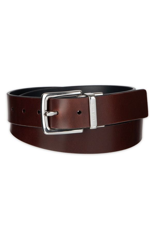 コールハーン メンズ アクセサリー ベルト レザー Cole Haan 35mm Reversibleather Belt Chocolate Navy ネイビー 24,272円