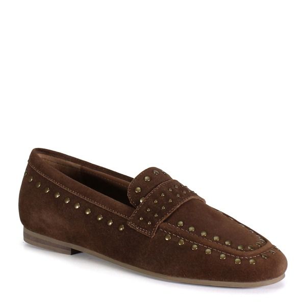 ディバトゥルー レディース シューズ スリッポン・ローファー スエード Diba True CAN YON Suede Slip On Loafer Chocolate チョコレート