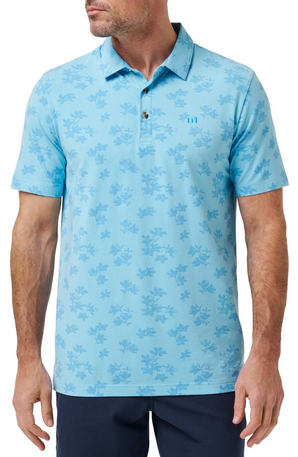 トラビスマヒュー メンズ トップス ポロシャツ TravisMathew Port Day Polo Air Blue ブルー