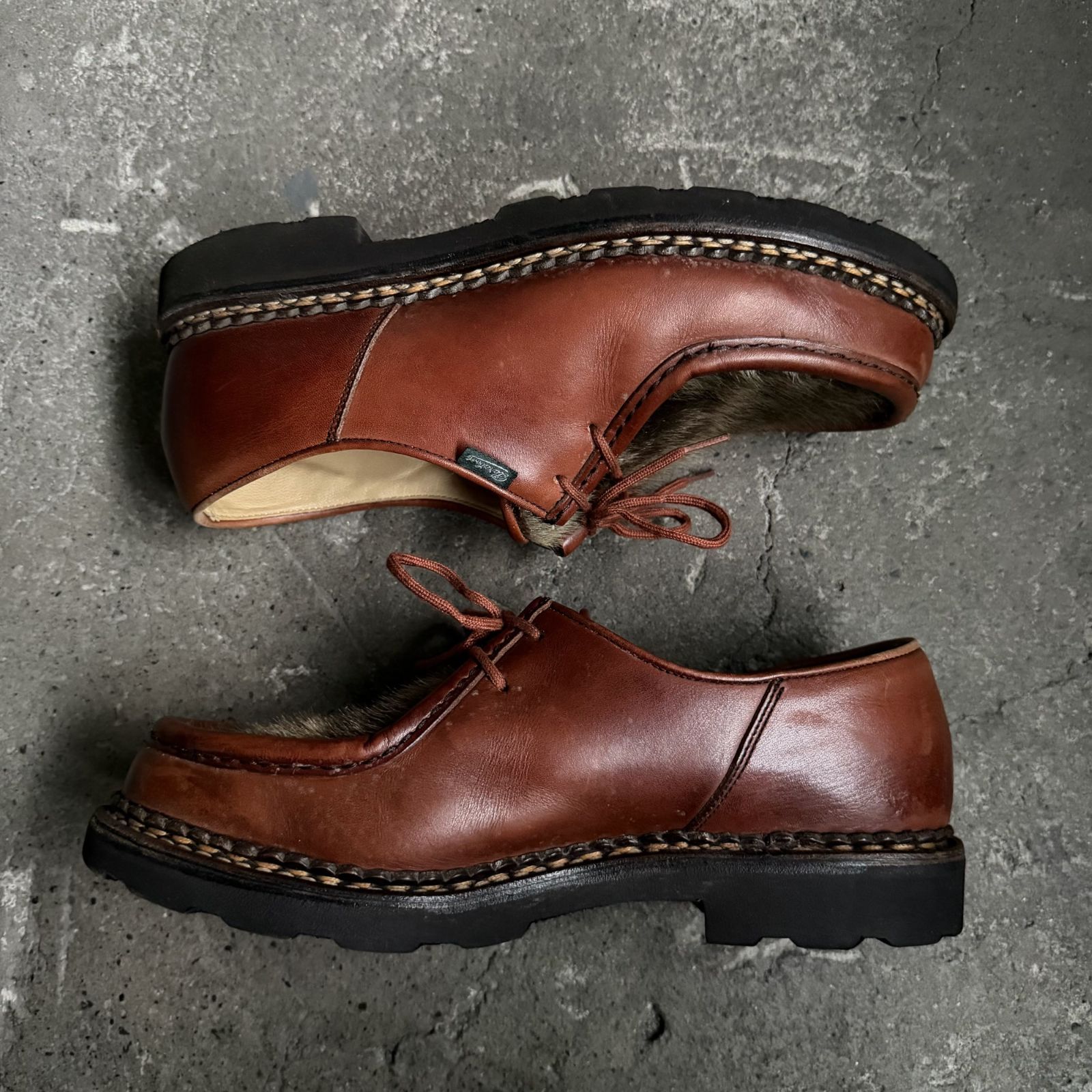 Paraboot MICHAEL PHOQUE アザラシ毛 廃盤モデル ブラウン 41
