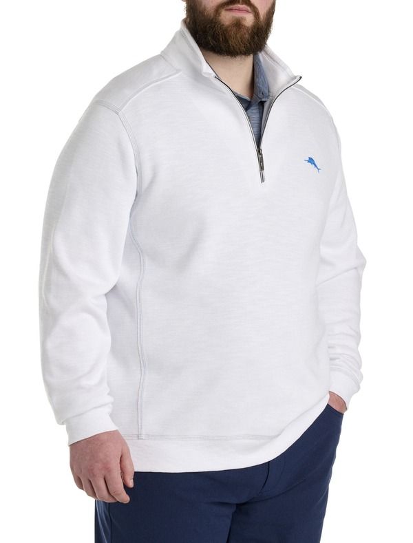 トッミーバハマ メンズ アウター パーカー・スウェット Tommy Bahama Tobago Bay 12Zipullover White ホワイト