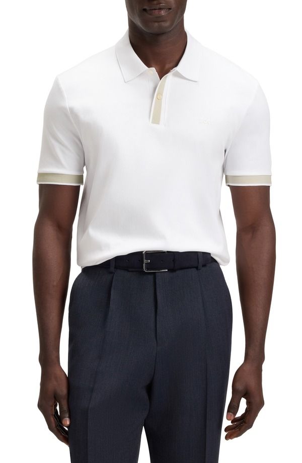 ボス メンズ トップス ポロシャツ ウール BOSS HPhillipson Wool Polo White ホワイト 27,170円