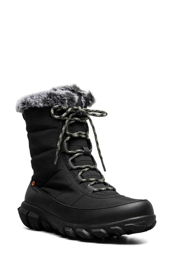 ボグス レディース シューズ ブーツ・レインブーツ キルティング Bogs Cedar Quilted Waterproof Boot Black ブラック 29,120円