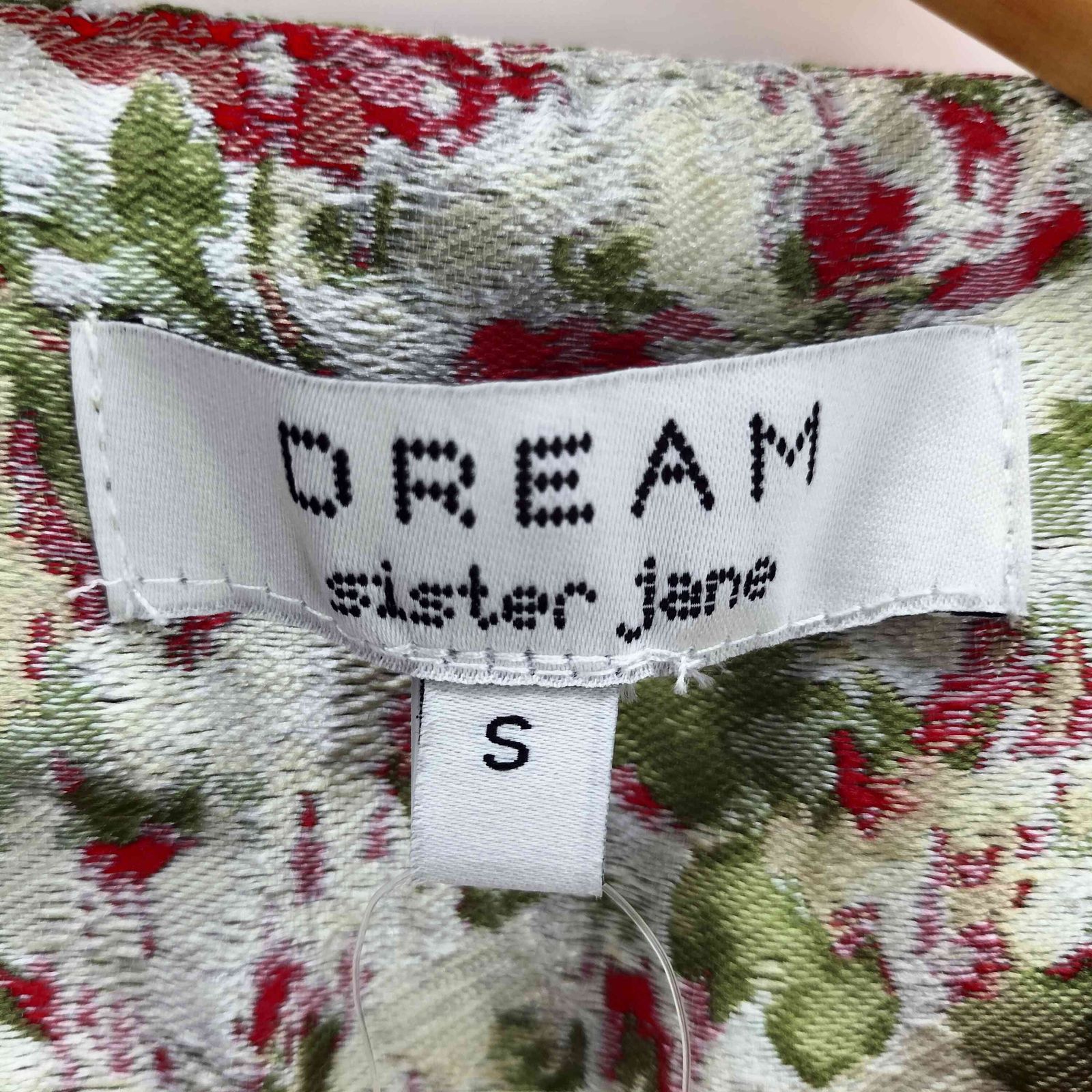 シスタージェーン SISTER JANE 花柄 ジャガード ペプラムトップス 