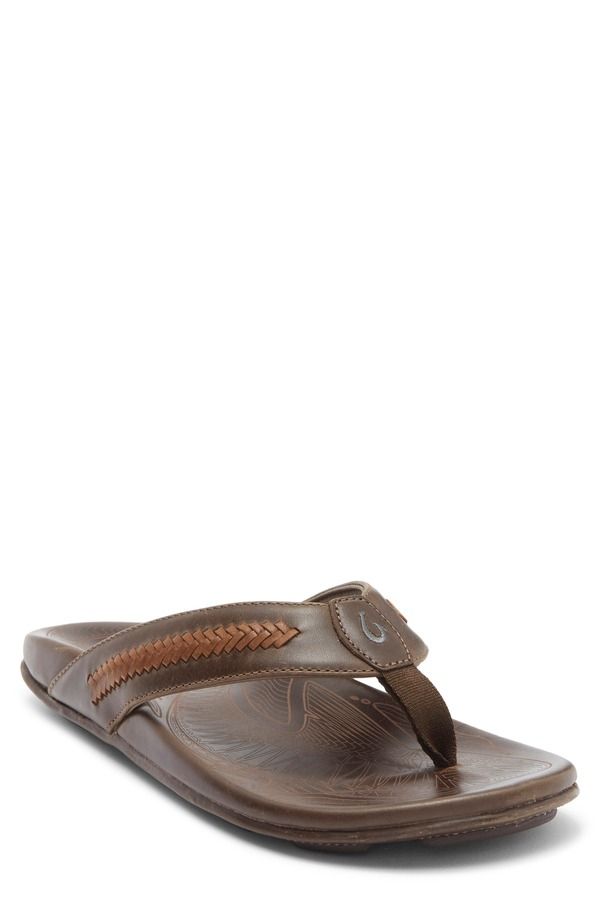 オルカイ メンズ シューズ サンダル OluKai Mea Ola Mano Sandal Mustang Tan タン