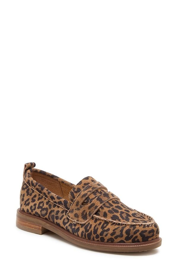ケルシーダッガー レディース シューズ スリッポン・ローファー Kelsi Dagger Brooklyn Lens Penny Loafer Leopard アニマル