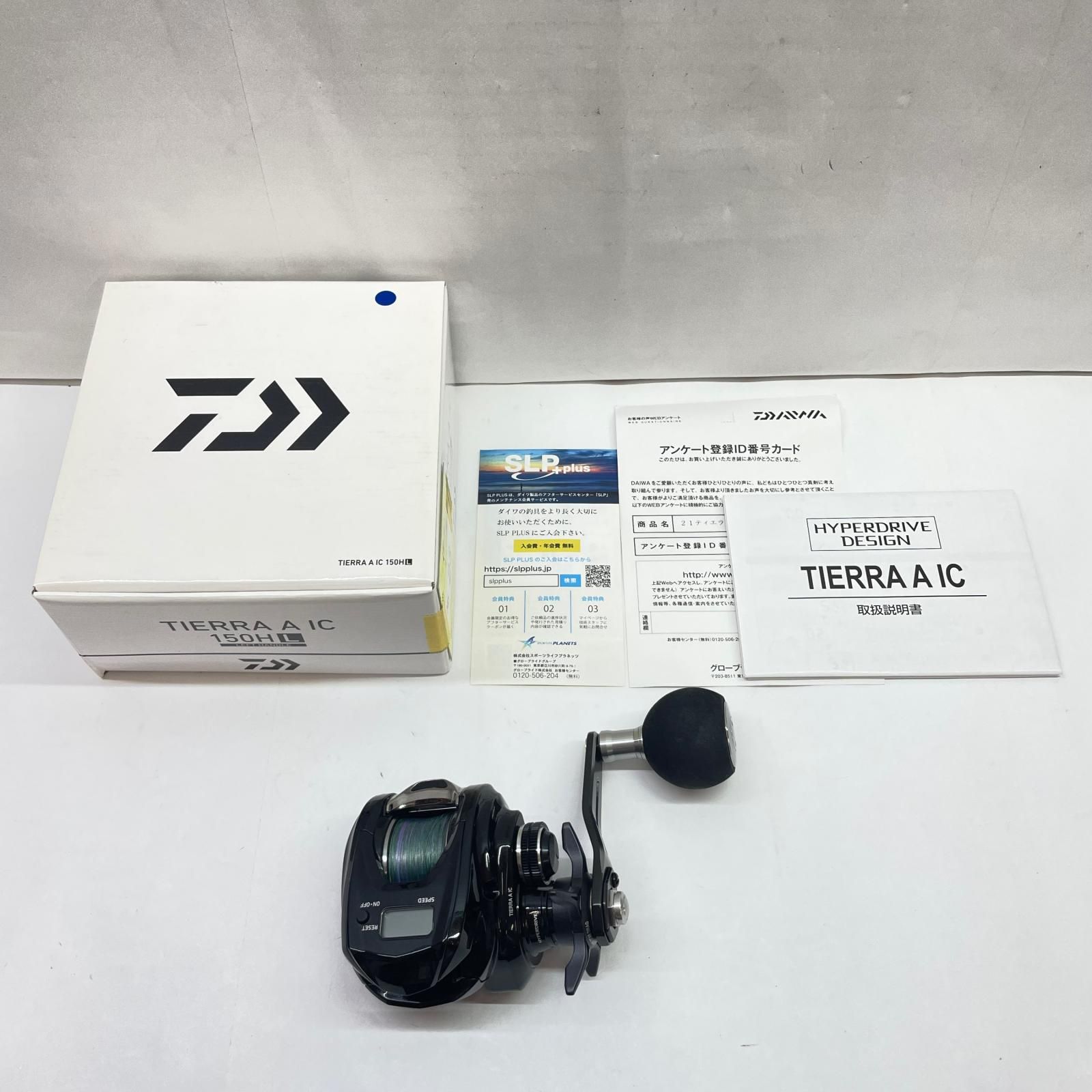 【瀬戸大橋店】 中古 Daiwa | ダイワ リール 21ティエラAIC150HL 00631008 【ベイトリール/左ハンドル】 【85】