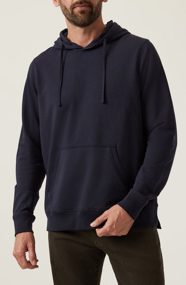 ３４ヘリテージ メンズ アウター パーカー・スウェット パイル 34 Heritage Stretch French Terry Hoodie Navy ネイビー