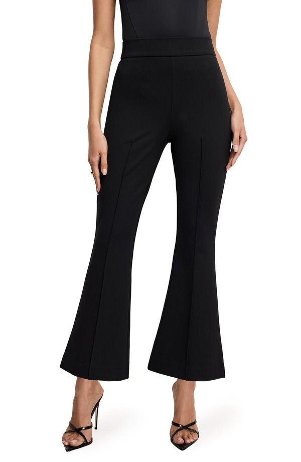 グッドアメリカン レディース ボトムス レギンス パンツ Good American Soft Stretch Kick Flare Ponte Pants Black001 24,600円