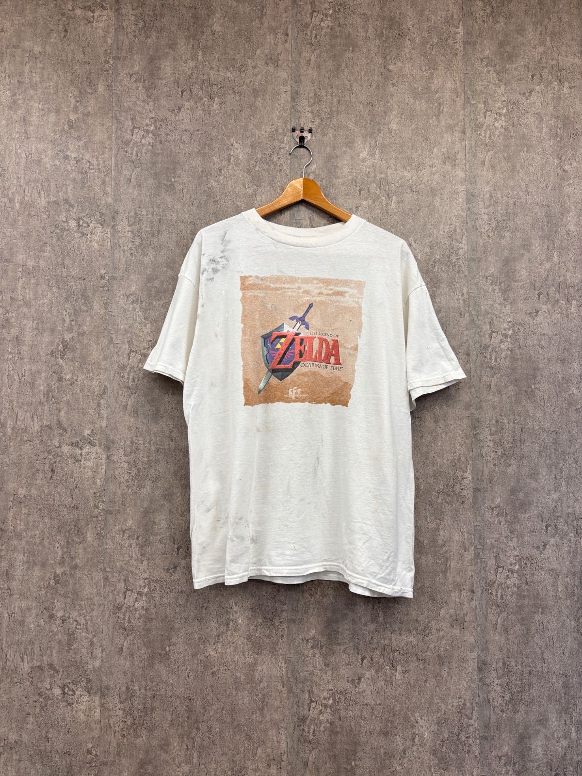 90’s　TULTEX/タルテックス　ゼルダの伝説時のオカリナ　グッドダメージ　ゲームTシャツ