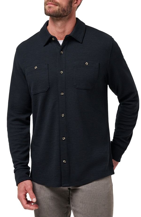 トラビスマヒュー メンズ トップス シャツ ニット TravisMathew Cloud Waffle Knit ButtonUp Shirt Black ブラック 38,870円