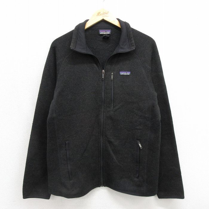 M/古着 パタゴニア patagonia 長袖 ベター セーター ジャケット メンズ ブラック 26jul15