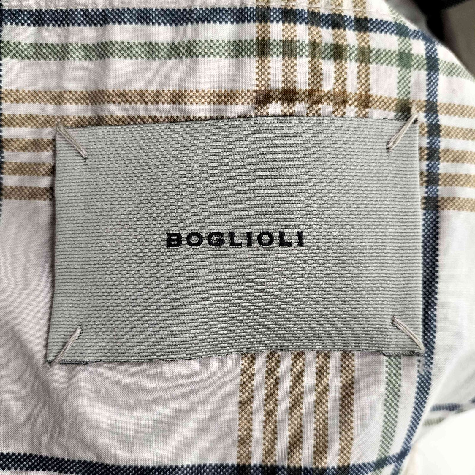 ボリオリ BOGLIOLI COAT チェック柄 3B 段返り テーラードジャケット