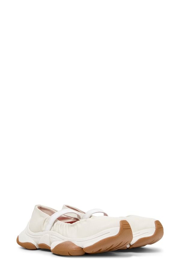 カンペール レディース シューズ スニーカー Camper Karst 2 Mary Jane Sneaker White Natural ホワイト