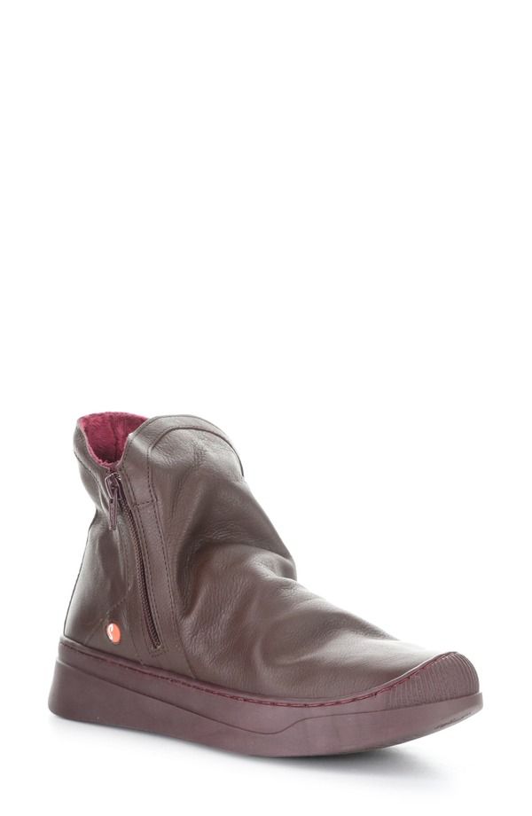 ソフチノス レディース シューズ ブーツ・レインブーツ プラットフォーム Softinos by Fly London Abil Platform Wedge Bootie Wine ワイン