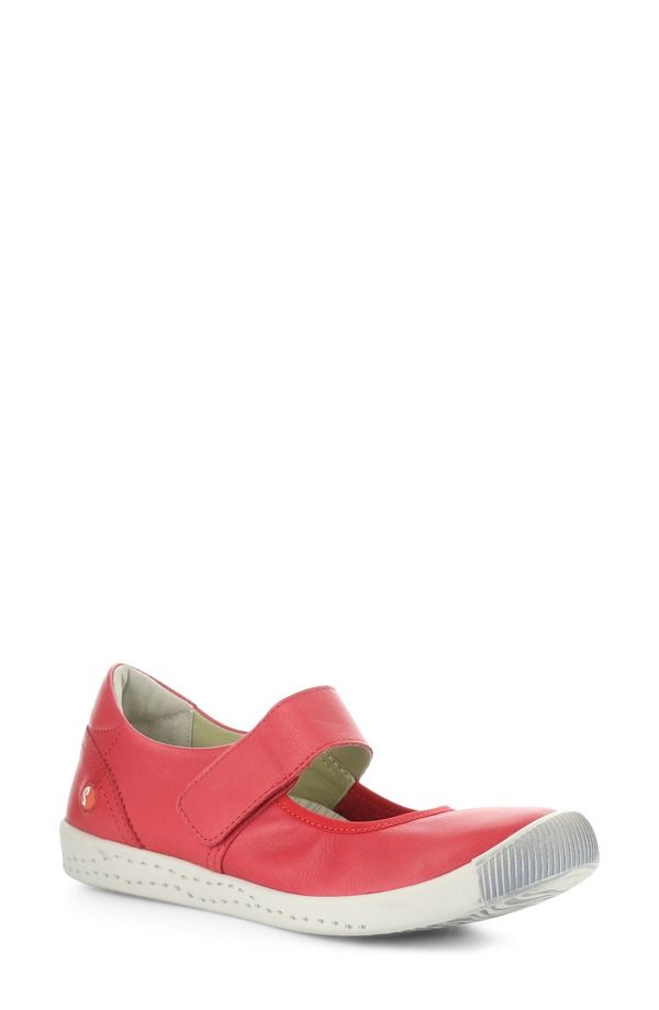ソフチノス レディース シューズ スニーカー Softinos by Fly London Igla Mary Jane Sneakered レッド