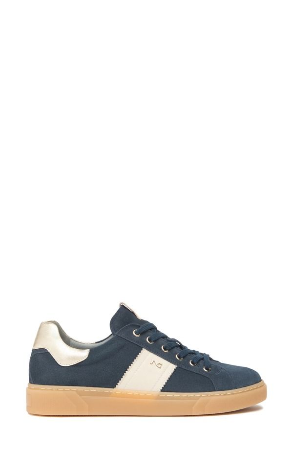 ネーロ ジャルディーニ レディース シューズ スニーカー NeroGiardini Retro Low Top Sneaker Navy ネイビー