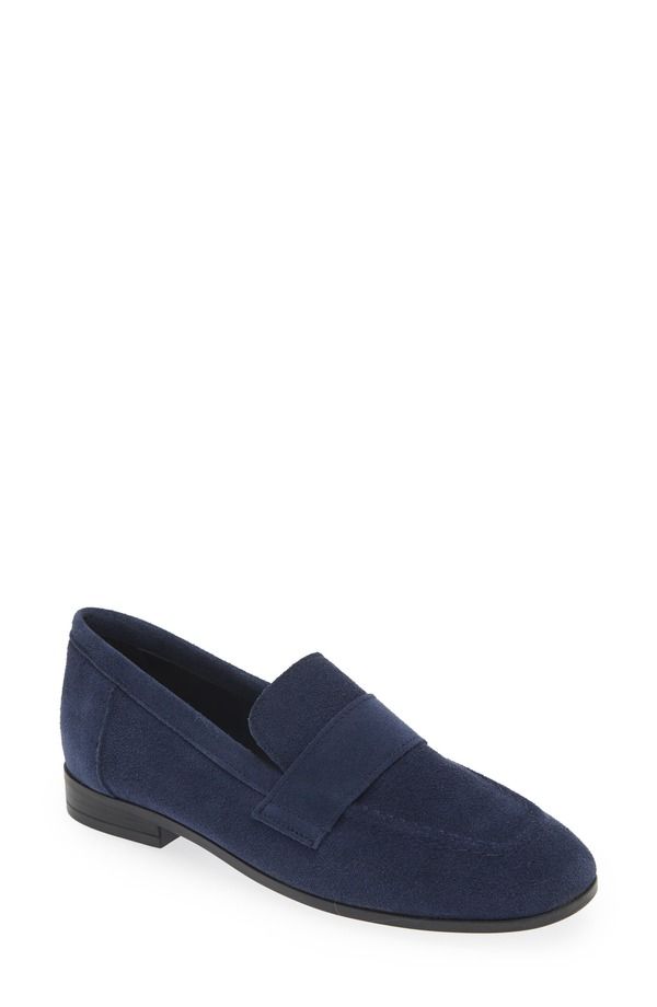 コルダーニ レディース シューズ スリッポン・ローファー Cordani Ardelle Moc Toe Loafer Navy Suede ネイビー
