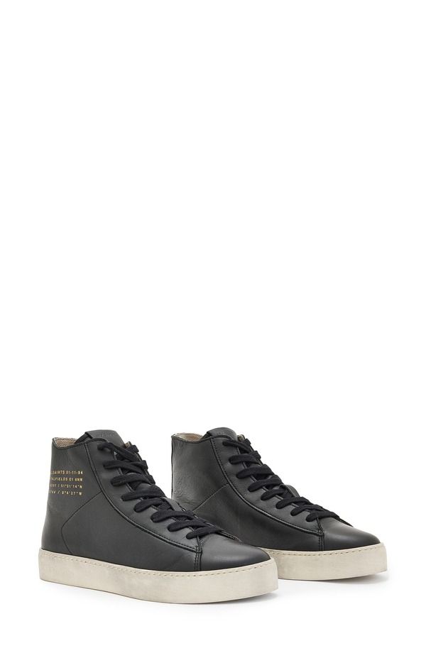 オールセインツ レディース シューズ スニーカー AllSaints Tana High Top Sneaker Black ブラック