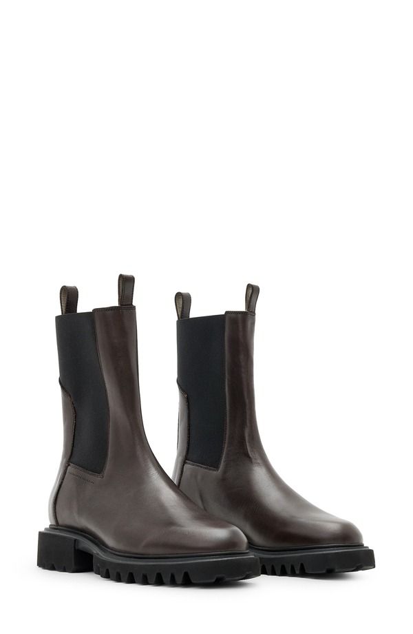 オールセインツ レディース シューズ ブーツ・レインブーツ チェルシーブーツ チェルシー AllSaints Hallie Lug Sole Chelsea Boot Brown ブラウン