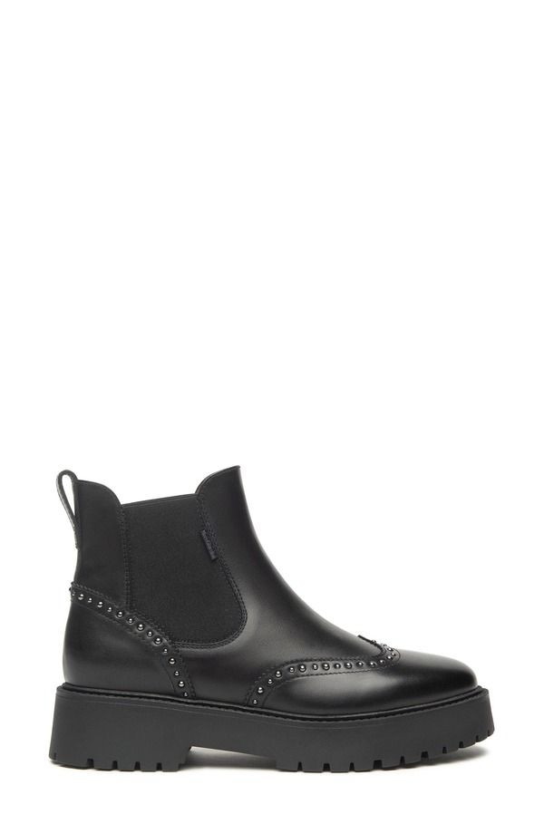 ネーロ ジャルディーニ レディース シューズ ブーツ・レインブーツ チェルシーブーツ チェルシー NeroGiardini Studded Chelsea Boot Black ブラック 58,680円