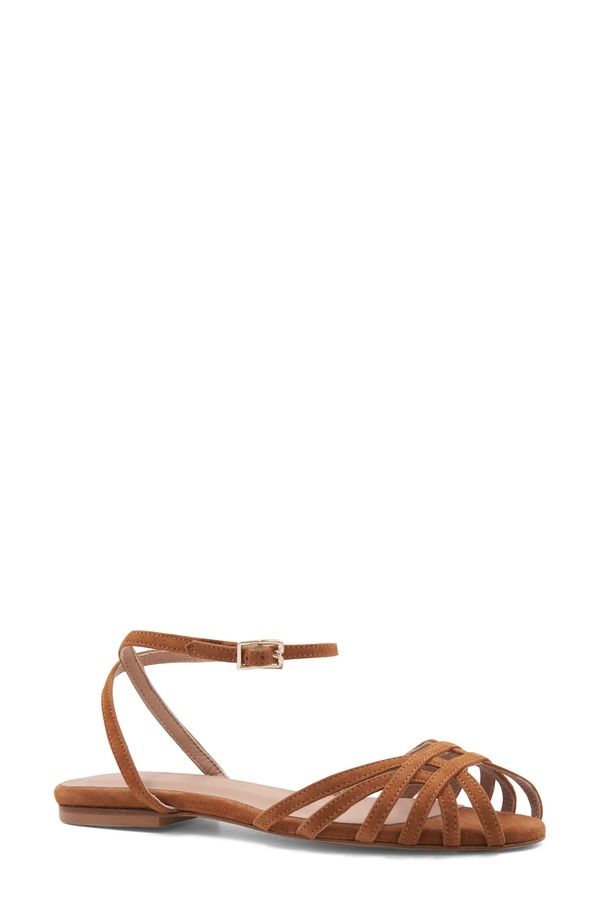ブルーノマグリ レディース シューズ サンダル アンクル Bruno Magli Martankle Strap Sandal Cognac Suede 56,280円