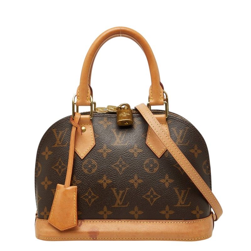 ルイ ヴィトン モノグラム アルマBB ハンドバッグ ショルダーバッグ 2WAY M53152 ブラウン PVC レザー レディース LOUIS VUITTON【230-77165】 96,140円