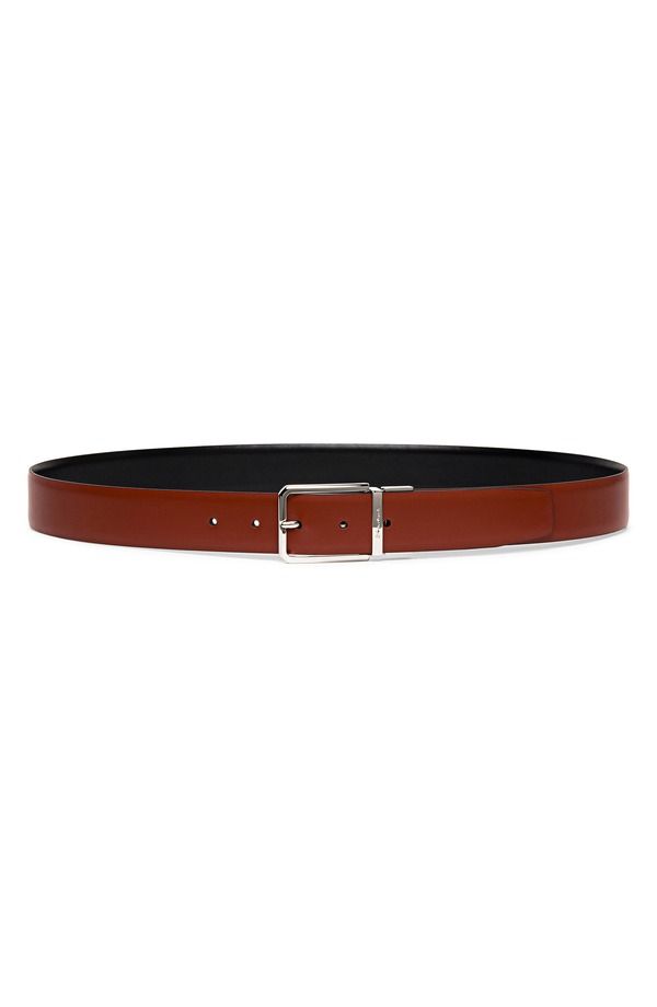 サントーニ メンズ アクセサリー ベルト レザー Santoni Reversibleather Belt BlackTan ブラック 81,290円
