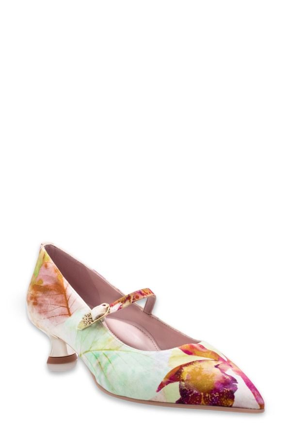 ナオト レディース シューズ ヒール Naot Rosalie Pointed Toe Pumpink Floral Print ピンク
