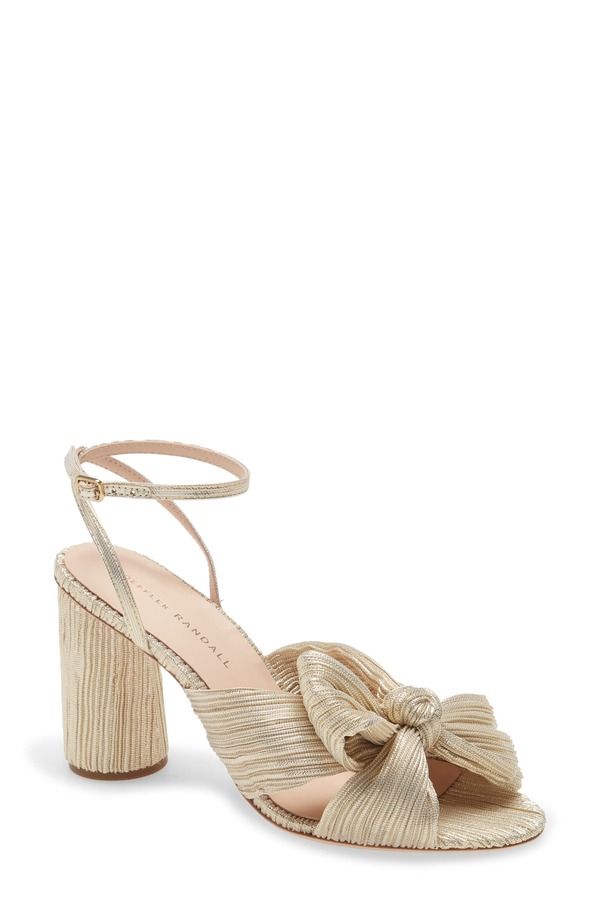 ロフラー ランダル レディース シューズ ヒール サンダル Loefflerandall Camellia Knotted Sandal Platinum