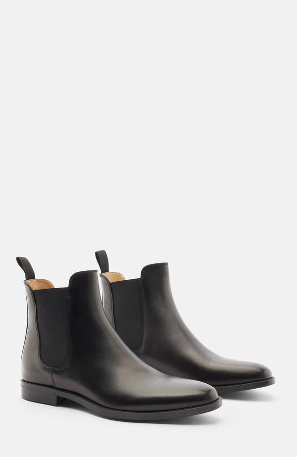 スカロッソ メンズ シューズ ブーツ・レインブーツ チェルシーブーツ チェルシー SCAROSSO Giacomo Chelsea Boots Black Calf ブラック