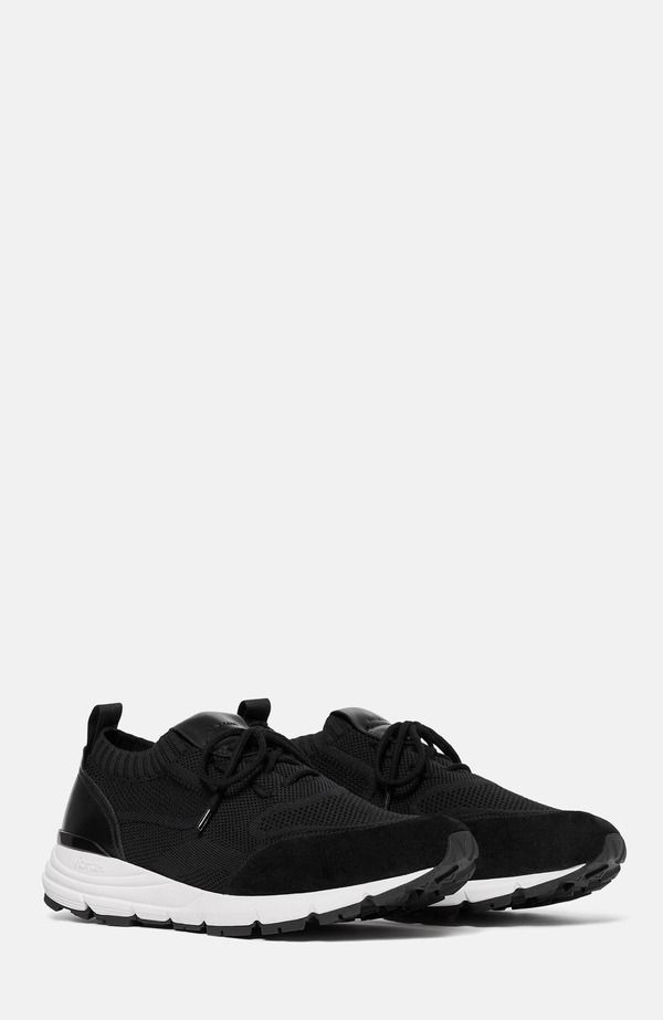スカロッソ メンズ シューズ スニーカー SCAROSSO Robbie Sneakers Black Knit ブラック