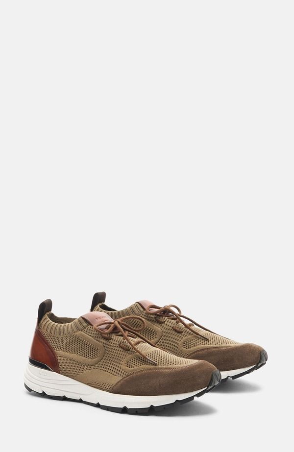 スカロッソ メンズ シューズ スニーカー SCAROSSO Robbie Sneakers Taupe Knit トープ 84,590円