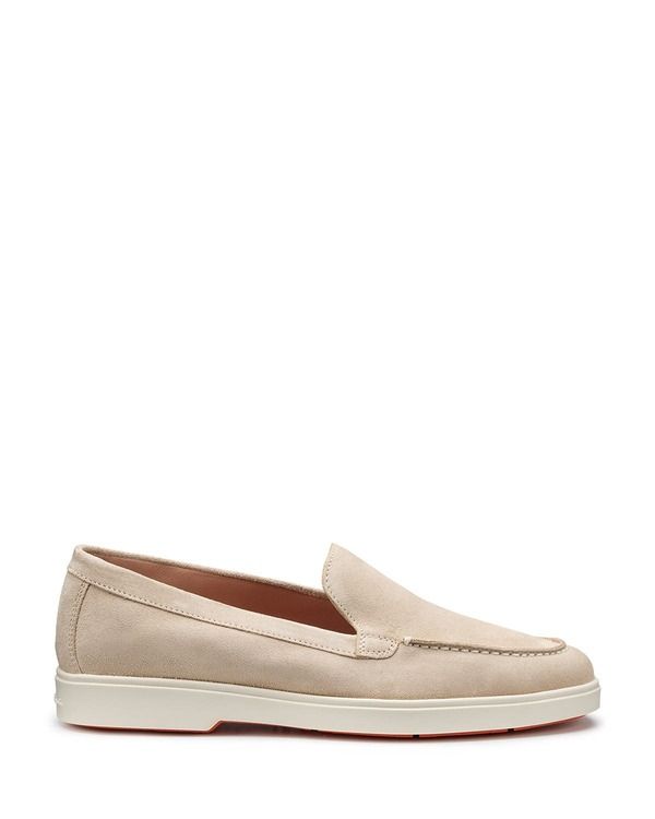 サントーニ レディース シューズ スリッポン・ローファー スエード Santoni Womensuede loafer Pink ピンク