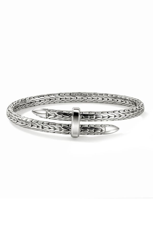 ジョン・ハーディー メンズ アクセサリー ブレスレット・バングル・アンクレット John Hardy Spear Flex Cuff 55mm Sterling Silver シルバー